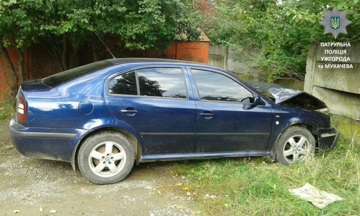 Водій втік з місця ДТП в Ужгороді, пізніше його розшукали п'яним