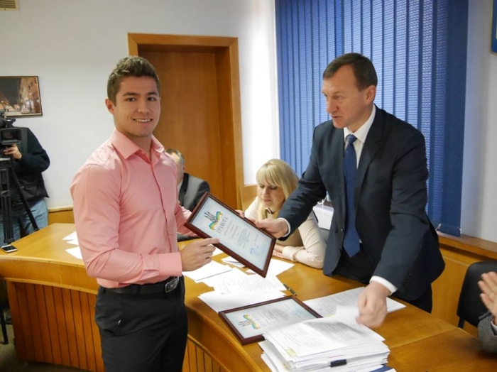 Закарпатські спортсмени-гирьовики отримали грамоти від міського голови Ужгорода