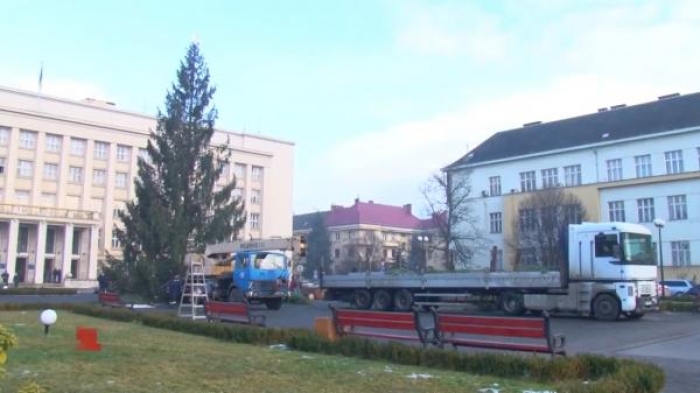 Головна новорічна красуня краю - уже на площі Народній