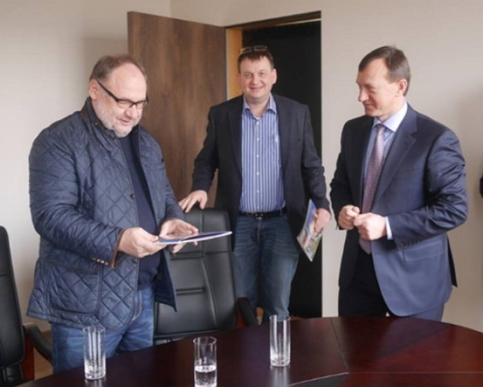 Ужгородський міський голова зустрівся із власником та директором ТОВ «Тексвош Гонсер» і ТОВ «Луготекс»