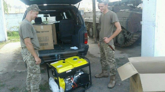 Міська рада Ужгорода забезпечила військових пересувними джерелами електроенергії