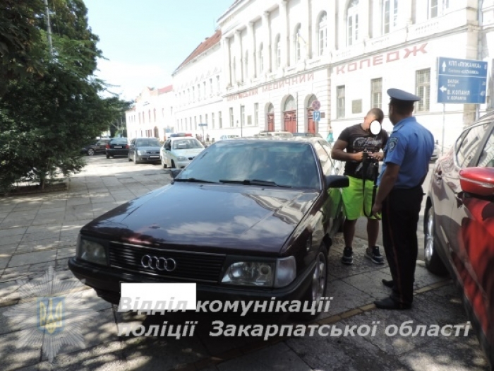 В Берегові ловили порушників ПДР – і своїх, і іноземців