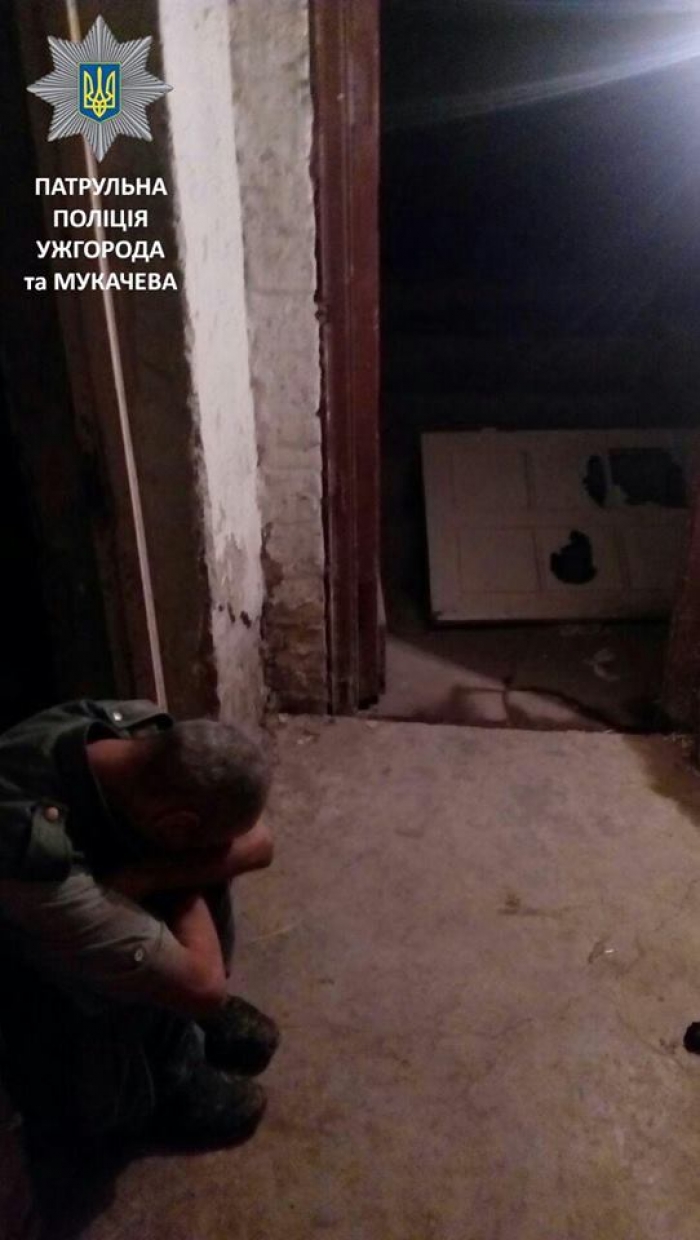 Ужгородські патрульні затримали підвального крадія-рецидивіста