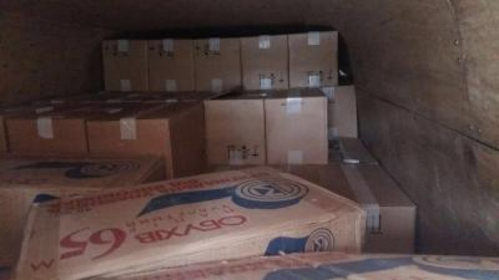 60 ящиків сигарет під виглядом туалетного паперу намагались провезти через кордон неподалік від Закарпаття