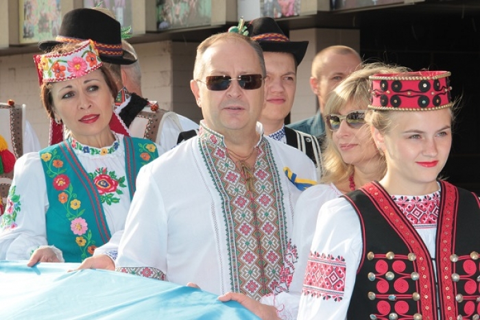 Головні податківці Закарпаття взяли участь у святкуванні Дня Прапору