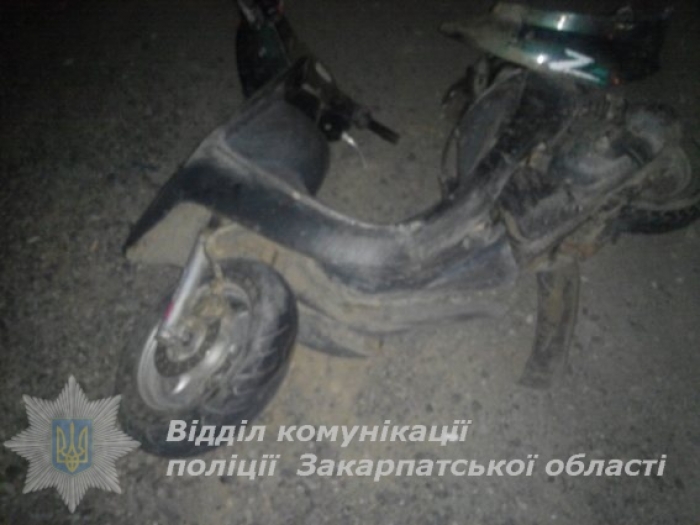 Неповнолітній водій мопеда загинув у Тячівському районі