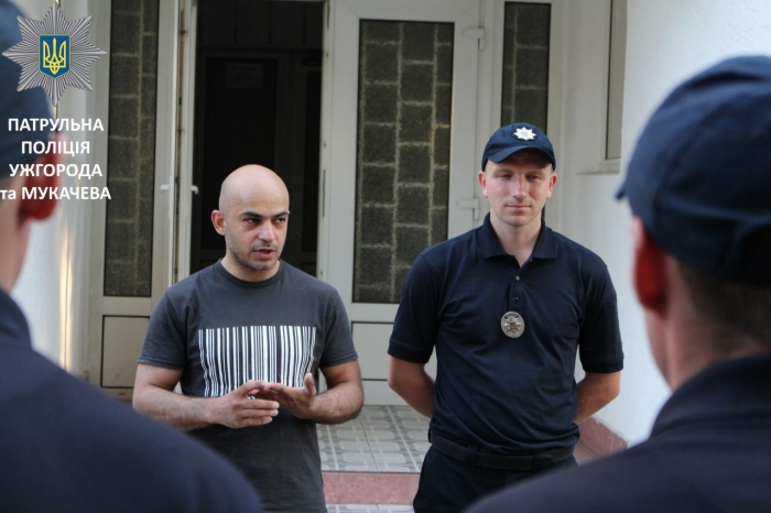 Куратор закарпатських патрульних закликав поліцейських невпинно працювати над собою