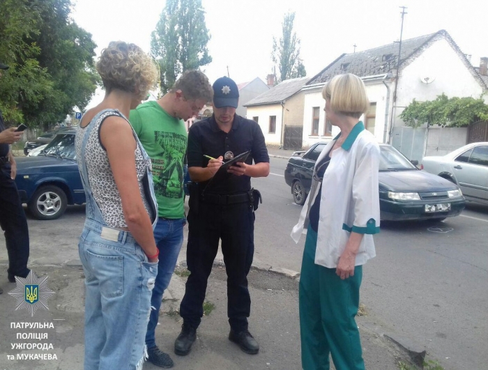 На Гагаріна в Ужгороді машина збила нетверезого пішохода