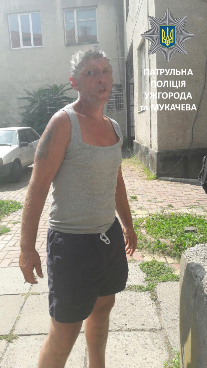 Мукачівця за постійні сварки з дружиною забрали до міськвідділу поліції
