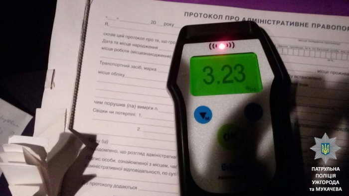 Посилення покарання за водіння в нетверезому стані не вплинуло на кількість порушень на Закарпатті
