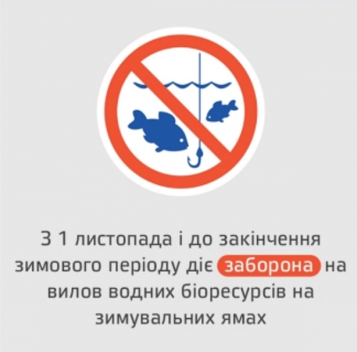 Вилов риби на зимувальних ямах Закарпаття заборонений!