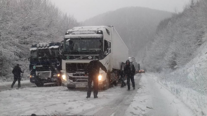 Потужний снігопад накрив усе Закарпаття