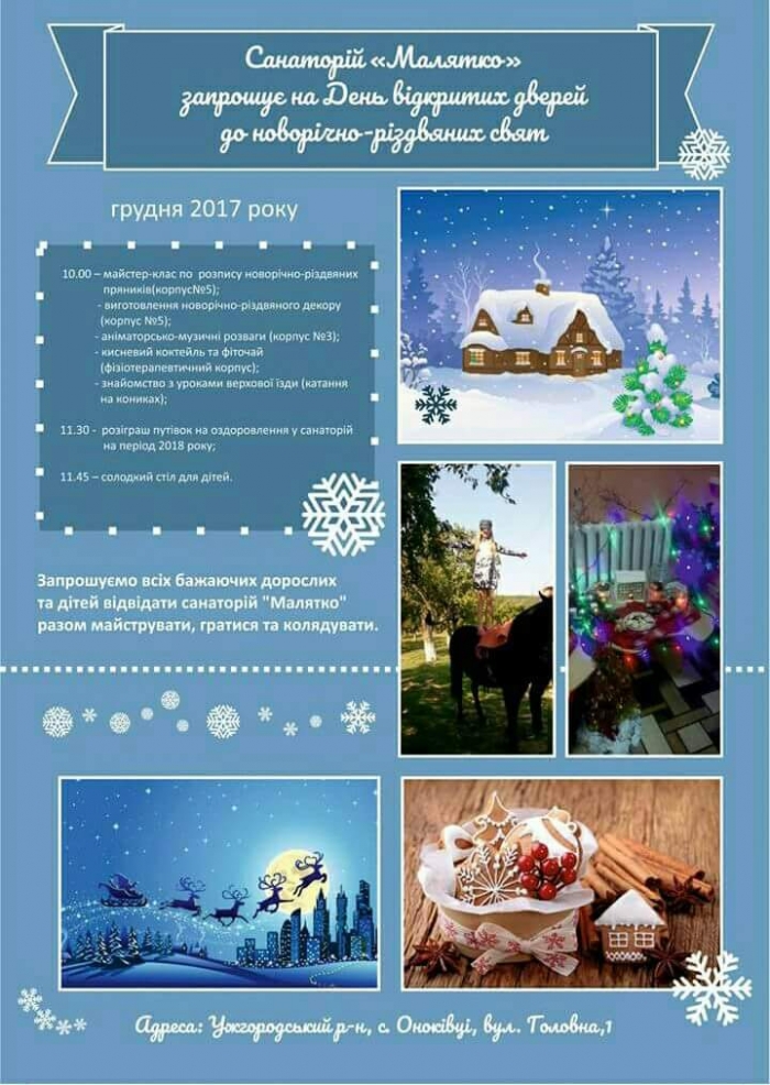 Новорічно-різдвяні свята наближаються!