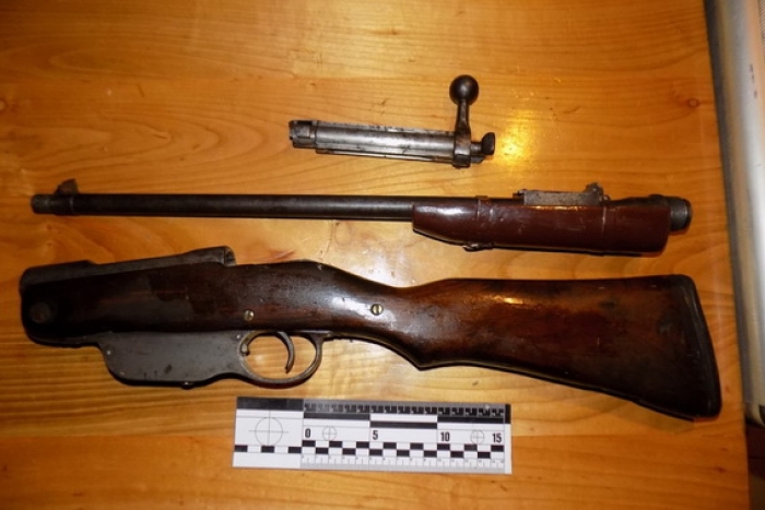 Поліція вилучила від мешканця Перечина карабін часів Першої світової війни