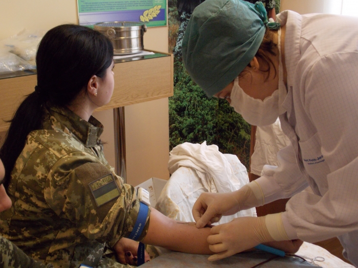 65 прикордонників Чопського загону здали кров для онкохворих дітей