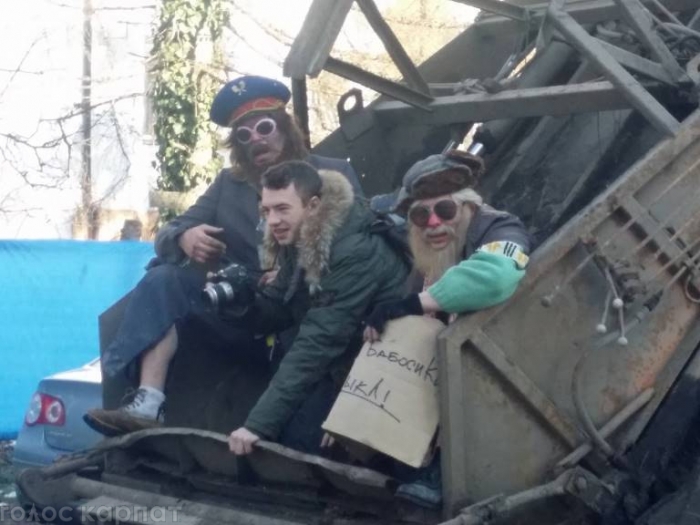 В Ужгороді байкери провели з’їзд у стилі "Бомж-party"