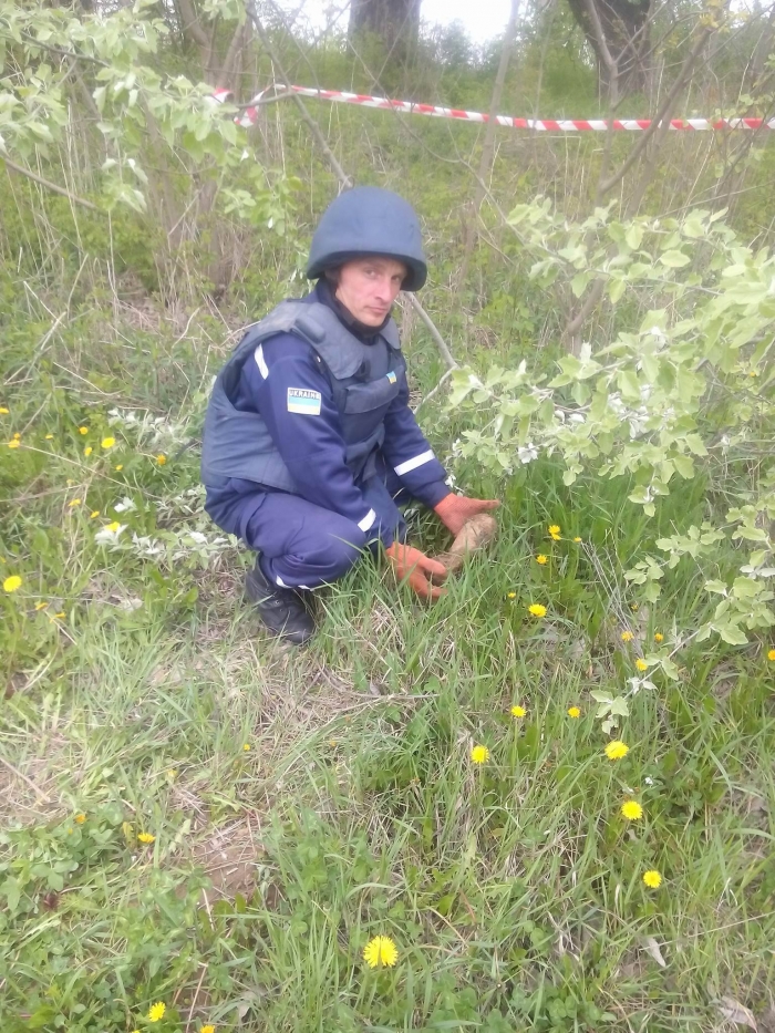 В Чопі собака на вулиці відкопав міну часів Другої світової війни