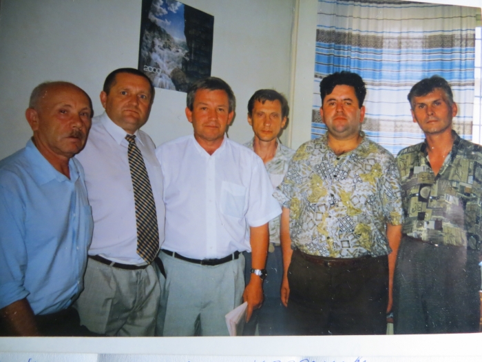 Команда, яка випускала газету "Берегово"...