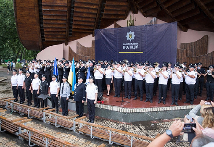 Духовий оркестр Закарпатської поліції став "Яскравим сценічним образом" на загальноукраїнському конкурсі