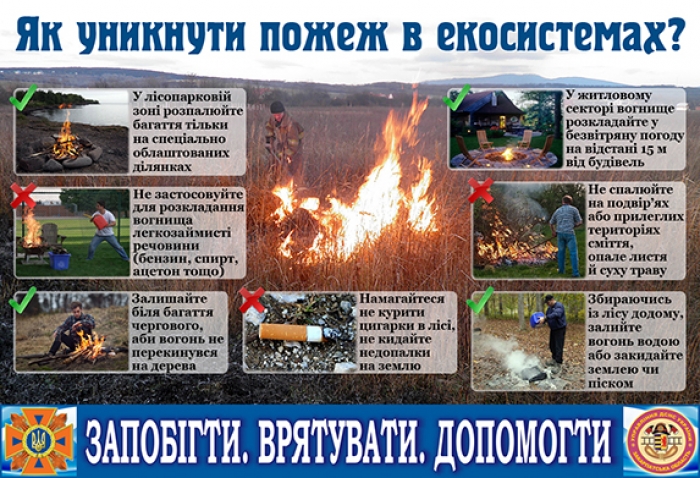 В останні дні літа на Закарпатті очікується висока пожежна небезпека