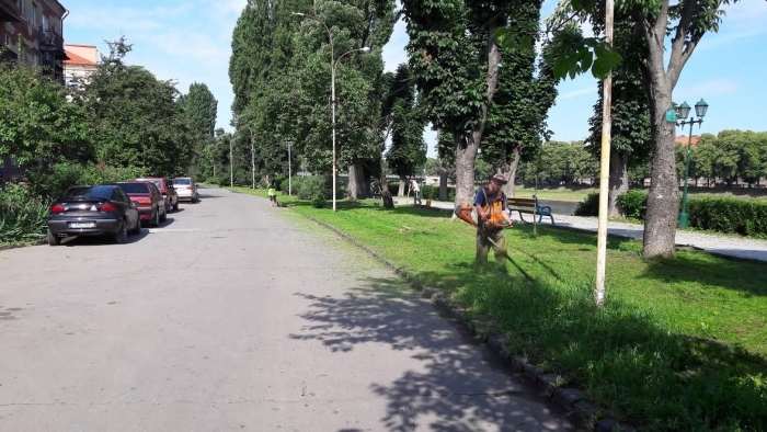 Які роботи проводять в Ужгороді сьогодні