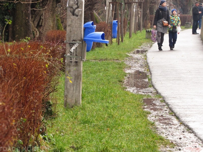 Новорічна ніч для сміттєвих урн в Мукачеві виявилася фатальною