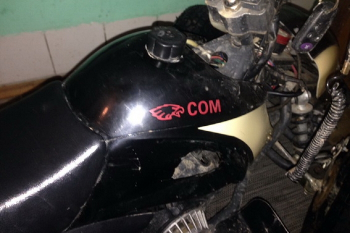 На Мукачівщині крадій мотоцикла довго на ньому не накатався