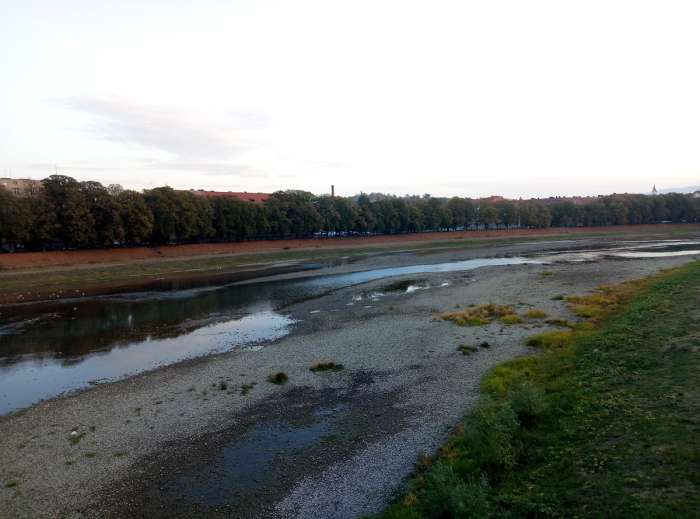 Триває осіння межень: Уж настільки всох, що качки річку вбрід переходять