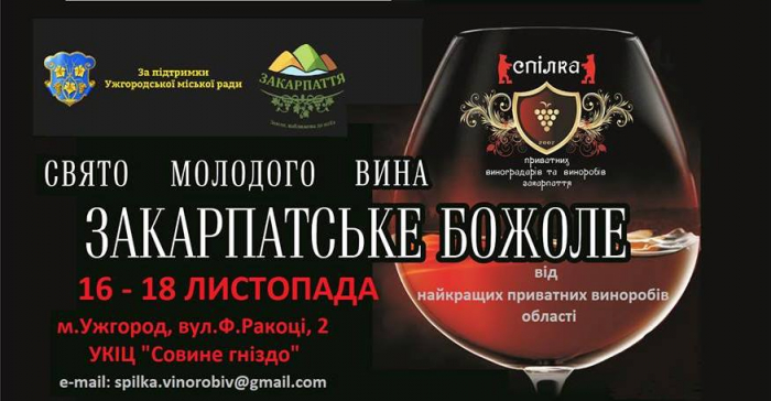 Ужгород запрошує на свято молодого вина "Закарпатське божоле"
