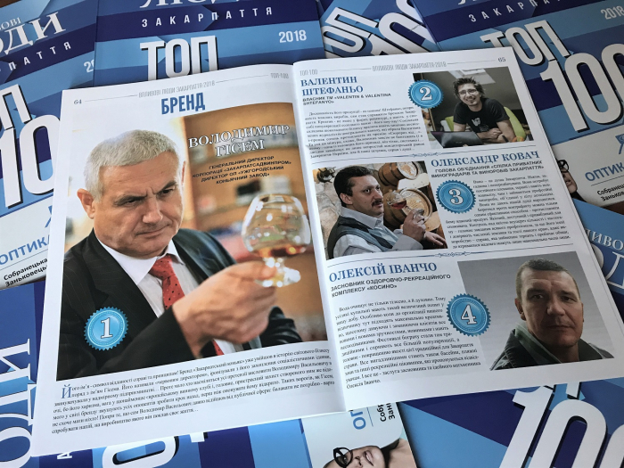Впливовість і бренди: кого в рейтингу ТОП-100 визначили закарпатські журналісти? 