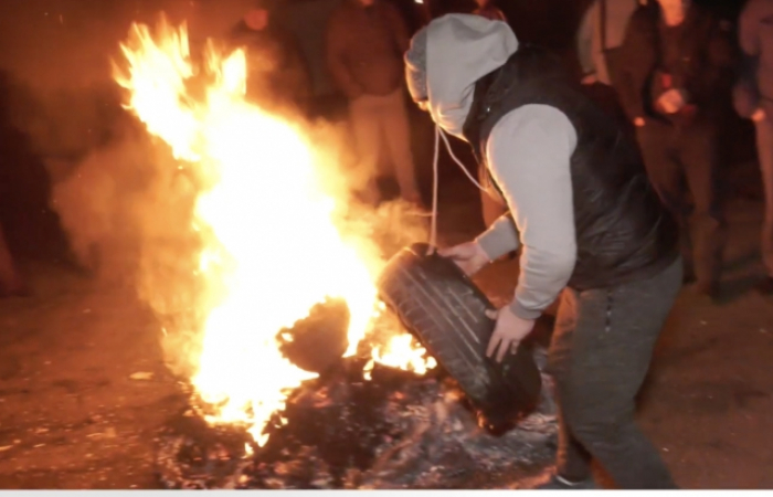 Селяни вчергове перекрили трасу Мукачево – Рогатин у Нижній Апші – протести проти рішення суду