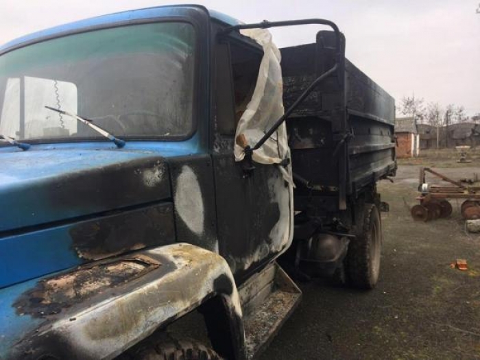 "ГАЗ" палав у німецькому селі під Мукачевом