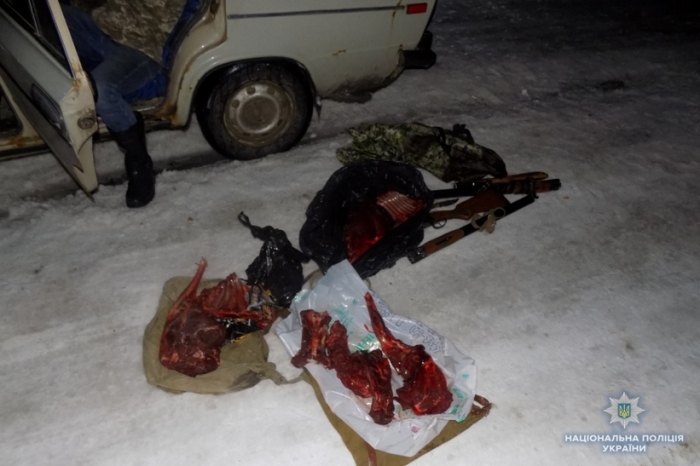 Поліція виявила у мешканців Воловеччини незаконно впольовану косулю