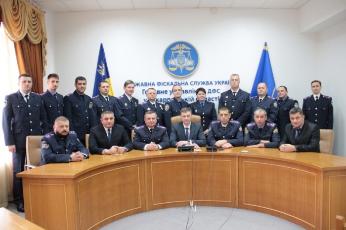 Співробітники податкової міліції Закарпаття отримали нагороди ДФС України
