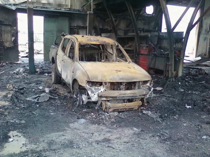 У вихідні у горах Закарпаття палала іномарка