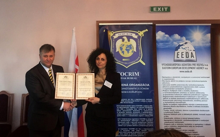 Доцент УжНУ стала почесним професором Європейського інституту післядипломної освіти