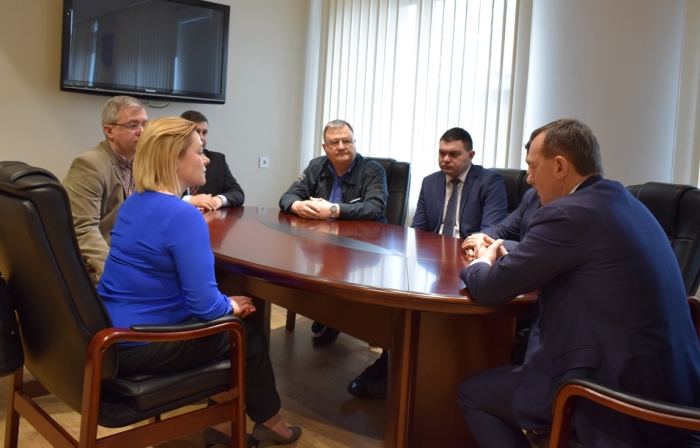 Мер Ужгорода зустрівся з виконавчим директором МФ «Відродження» Олександром Сушком