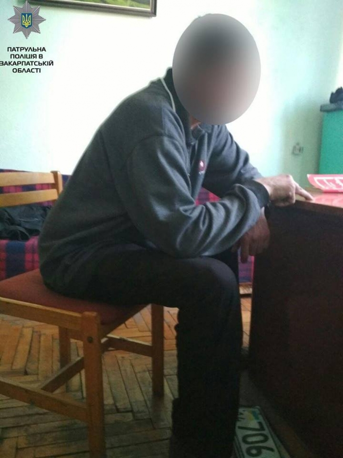 Менше ніж за годину, мукачівські патрульні знайшли ймовірного зловмисника