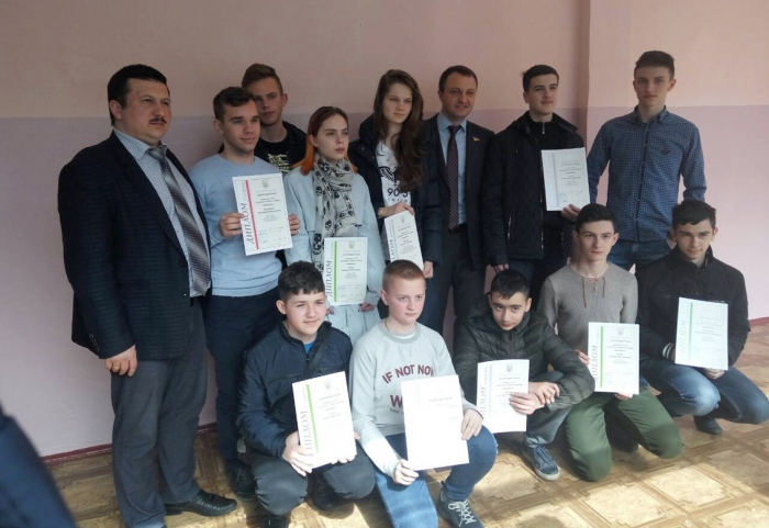 Команда Закарпаття з Олександром Міцою та Тарасом Кременем