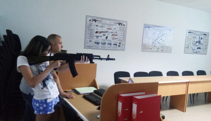 Школярів Ужгорода зацікавлювала кафедра військової підготовки