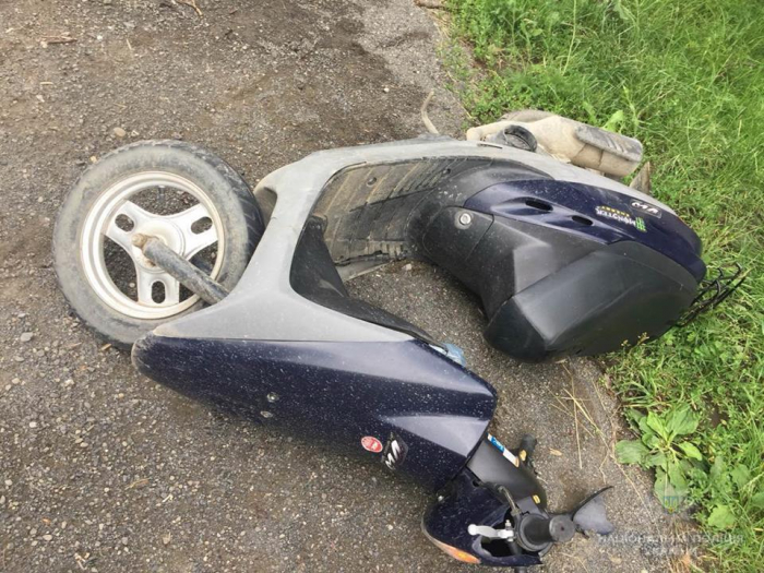ДТП на Тячівщині: травмувався п’яний водій мопеду