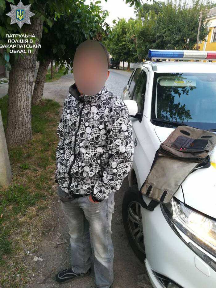 Крадія за "гарячими слідами" затримала поліція в місті над Латорицею