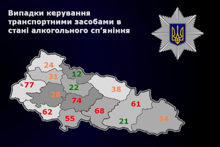 Цікаво, скільки керманичів "під шафе" затримали з початку року на дорогах Закарпаття?