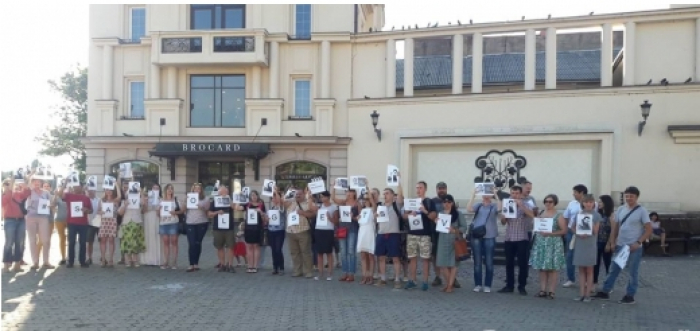 Ужгород, п’ятниця, 13-те. "Свободу Олегу Сенцову!"