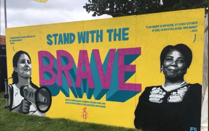 В Ірландії ужгородській активістці присвятили мурал 