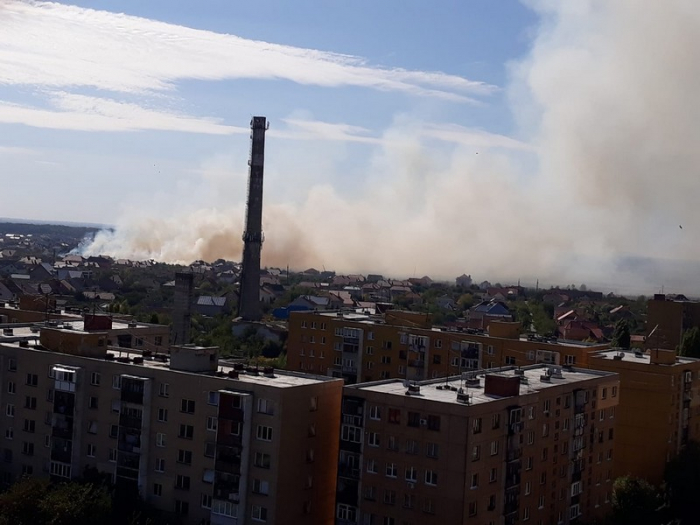 Димова завіса від пожежі накрила Ужгород!