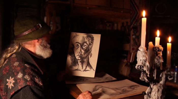 Розмова при свічках: Янко Деревляний привідкрив таємниці своїх портретів