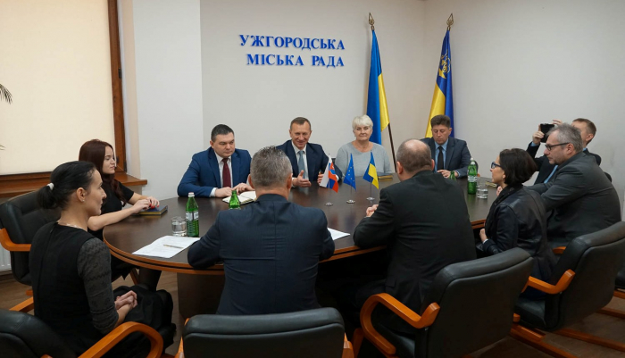 Мер Ужгорода зустрівся з представниками делегації зі словацького міста Кошице