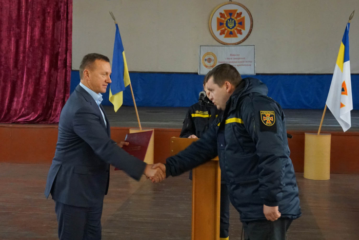 Річницю діяльності відзначив аварійно-рятувальний загін спецпризначення УДСНС в Закарпатті