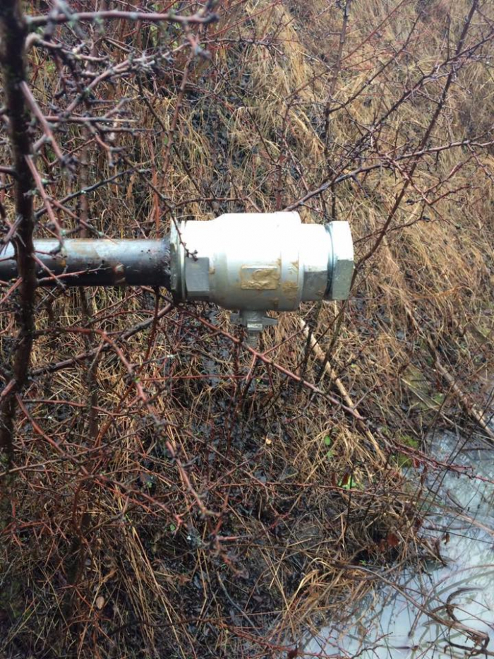 На Берегівщині поліціянти виявили незаконну врізку в нафтопровід